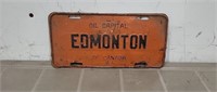 Edmonton License Plate