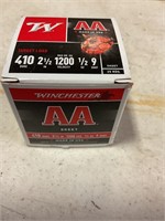 Winchester AA  410 9 shot 25 rds