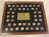 10th Pan Am Amigo The Flag collector pins