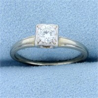 Vintage 1/3ct Diamond Solitaire Engagement ring in