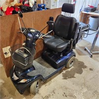 4 Wheel Invacare Scooter New Batteries Last Year