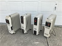 4 ELECTRIC RADIATORS