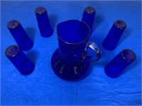 COBALT BLUE GLASSWARE