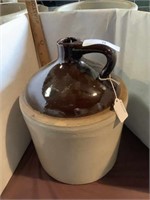 2 gal brown jug with "2" on front
