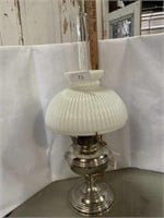 Aladdin lamp with white globe