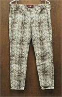 Lucky Brand Snake Skin Print Ladies Jeans Size 10