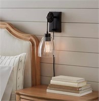 1-Light Oil Rubbed Bronze Sconce with Bulb