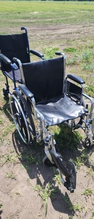 Pair of wheel chairs