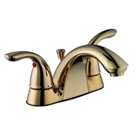 Glacier Bay Bathroom Faucet in Polished Brass