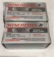 Winchester 22 win mag varmint sm game