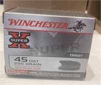 Winchester super x 45 COLT 255 GRAIN AMMO