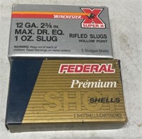 Two Boxes of 12 gauge shells
