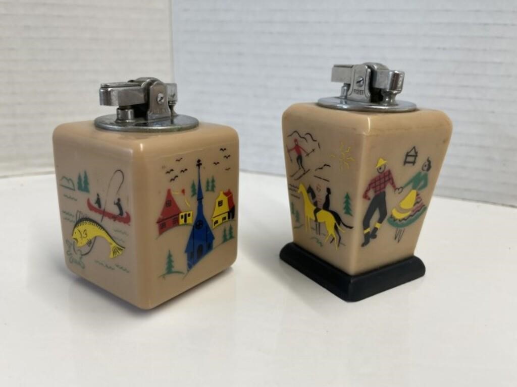 Pair of Table Lighters - Fisher Flair