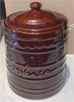 10" Brown Marcrest Cookie Jar / NO SHIPPING