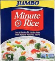 Minute Rice Long Grain, 3kg, Non-GMO