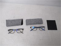 2-Pk +1.50 Innovative Blue Light Reading Glasses,