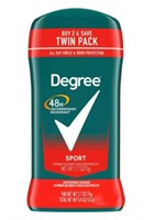 (2) Degree Men Sport 48-Hour Antiperspirant &