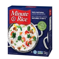 Minute Rice Long-grain Rice, 3kg