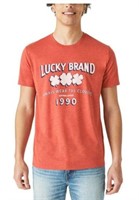 Lucky Brand Men's LG Graphic Tee, Red