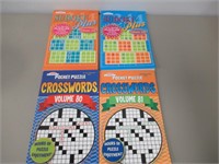 Lot of Assorted Puzzle Books Sudoku & Crossword