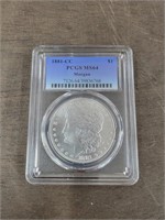 1881CC Morgan Dollar MS64