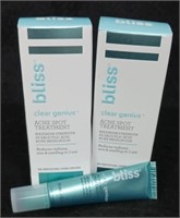 (2) Bliss Clear Genius Acne Spot Treatment 0.5 oz