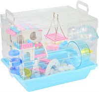 *MouseBro Multilevel Transparent Hamster Cage