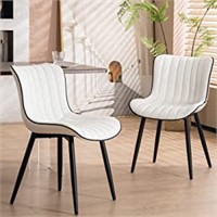 YOUNUOKE Dining Chairs Set of 2,Upholstered Mid Ce