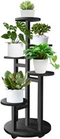 GEEBOBO 5 Tiered Tall Plant Stand for Indoor Outdo