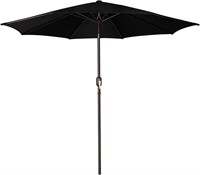 Blissun 9' Outdoor Patio Umbrella, Market Striped