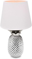 Navaris Silver Pineapple Table Lamp - Mini Lamp 13