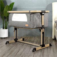 yamesmile Baby Crib Incline Portable Bassinet Beds