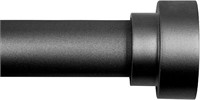 IFELS Black Curtain Rods for Windows 48 to 84 Inch