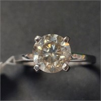 14K WHITE GOLD DIAMOND (2.01CT,SI2,YELLOWISH