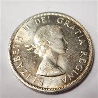 SILVER 1961 CANADIAN 1 DOLLAR  COIN