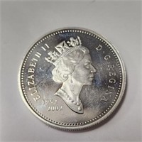 SILVER 24G CANADA DOLLAR  COIN