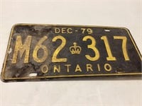 Ontario 1977 Plate