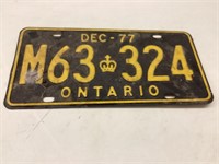 Ontario 1979 Plate