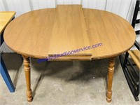 Oval Kitchen Table with a2 Leaves 47x35x30
