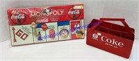 Coca-Cola Monopoly Game and Plastic Bottle