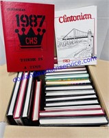 Lot of Clinton Year Books