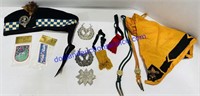 Girl/Boy Scouts Lot- Hot, Handkerchief, Patches,