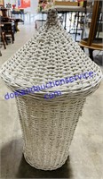 Wicker Garbage Can 18”