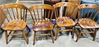 Set of 4 Matching Dining Chairs 31”