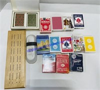 Playing Cards and Cribbage Game