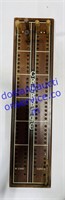 Large Wooden Cribbage Board 27x7
