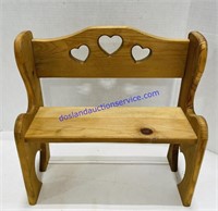 Unfinished Decorative Small Bench
