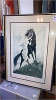 ‘’Youth ‘’ by Louis Icart print large framed