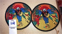 2-Grateful Dead embroidered patches Jerry Garcia