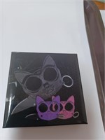 Purple Cat Shaped Pocket Knife